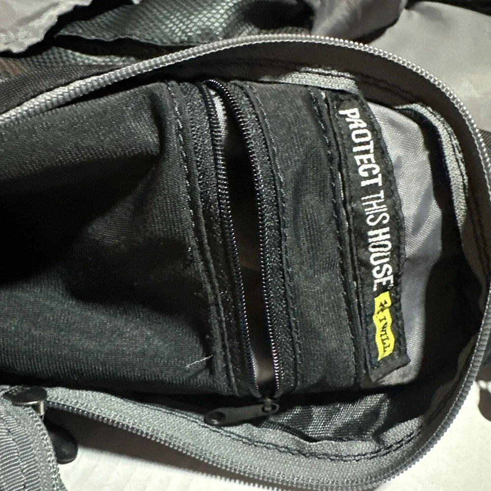 Under Armour Backpack Protect This House Gray Black  14